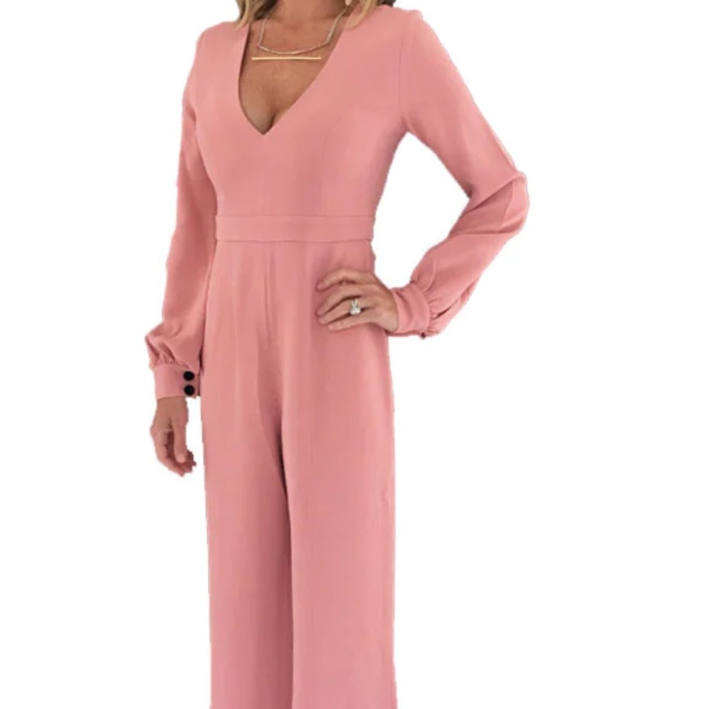 NWT Alexis Isadore jumpsuit Ash pink  size XS.